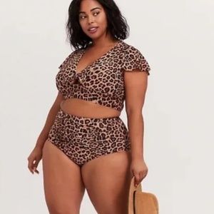 Torrid Leopard  Swimwear Size 1X